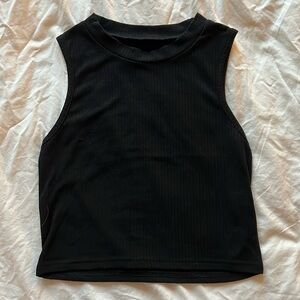 Black tank top